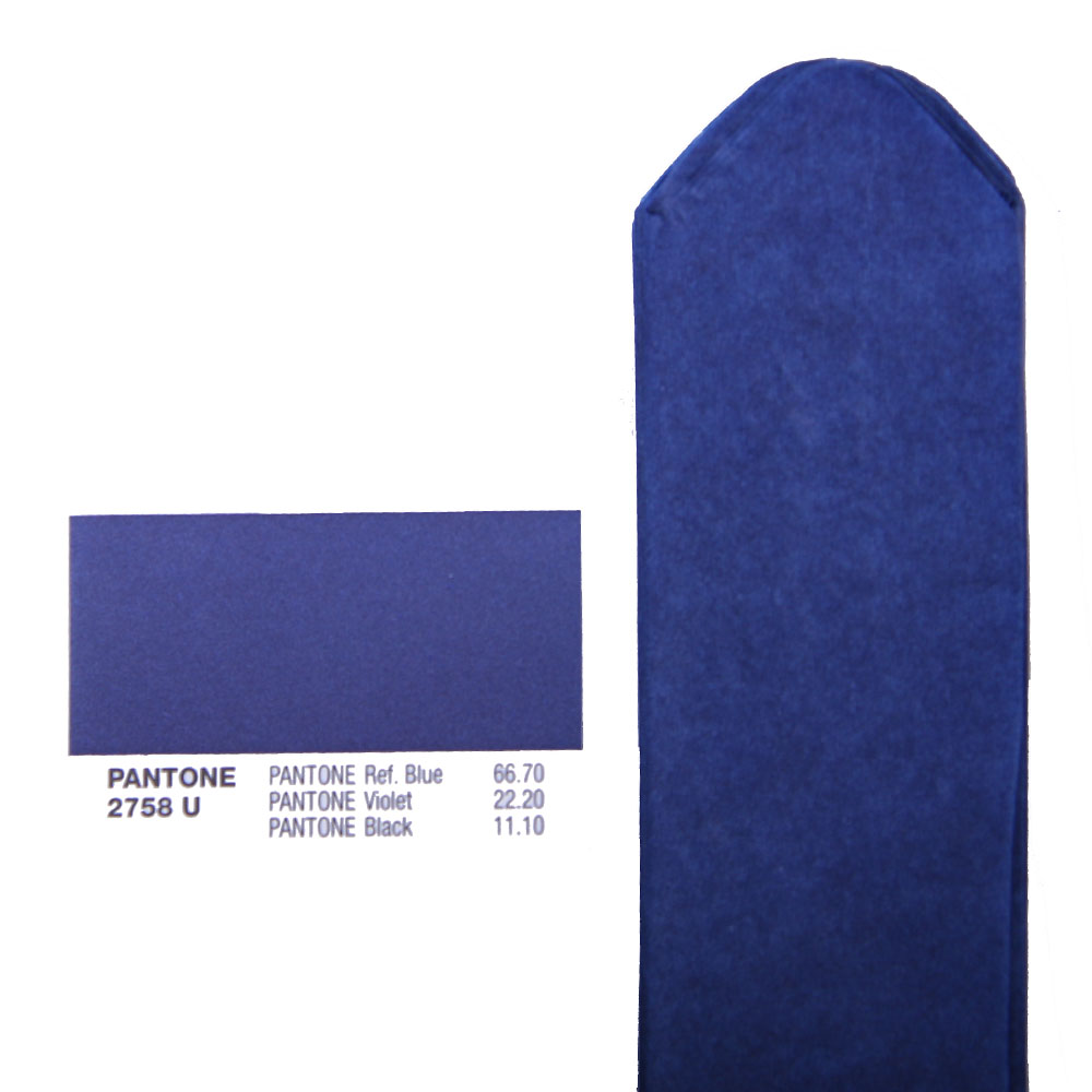 Помпон из бумаги 45 см темно-синий