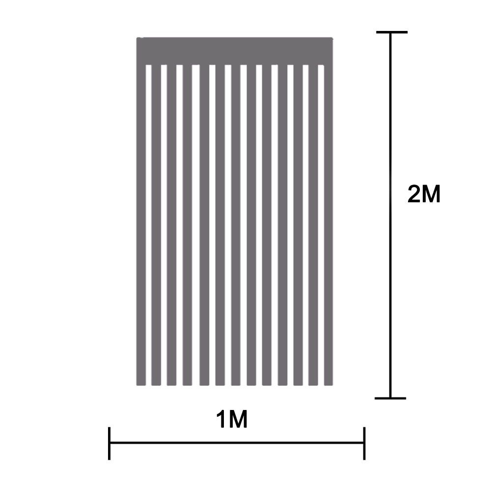 Занавес дождик 1 х 2 м, металлик матовый, Красный Занавес дождик 1 х 2 м, металлик матовый, Красный