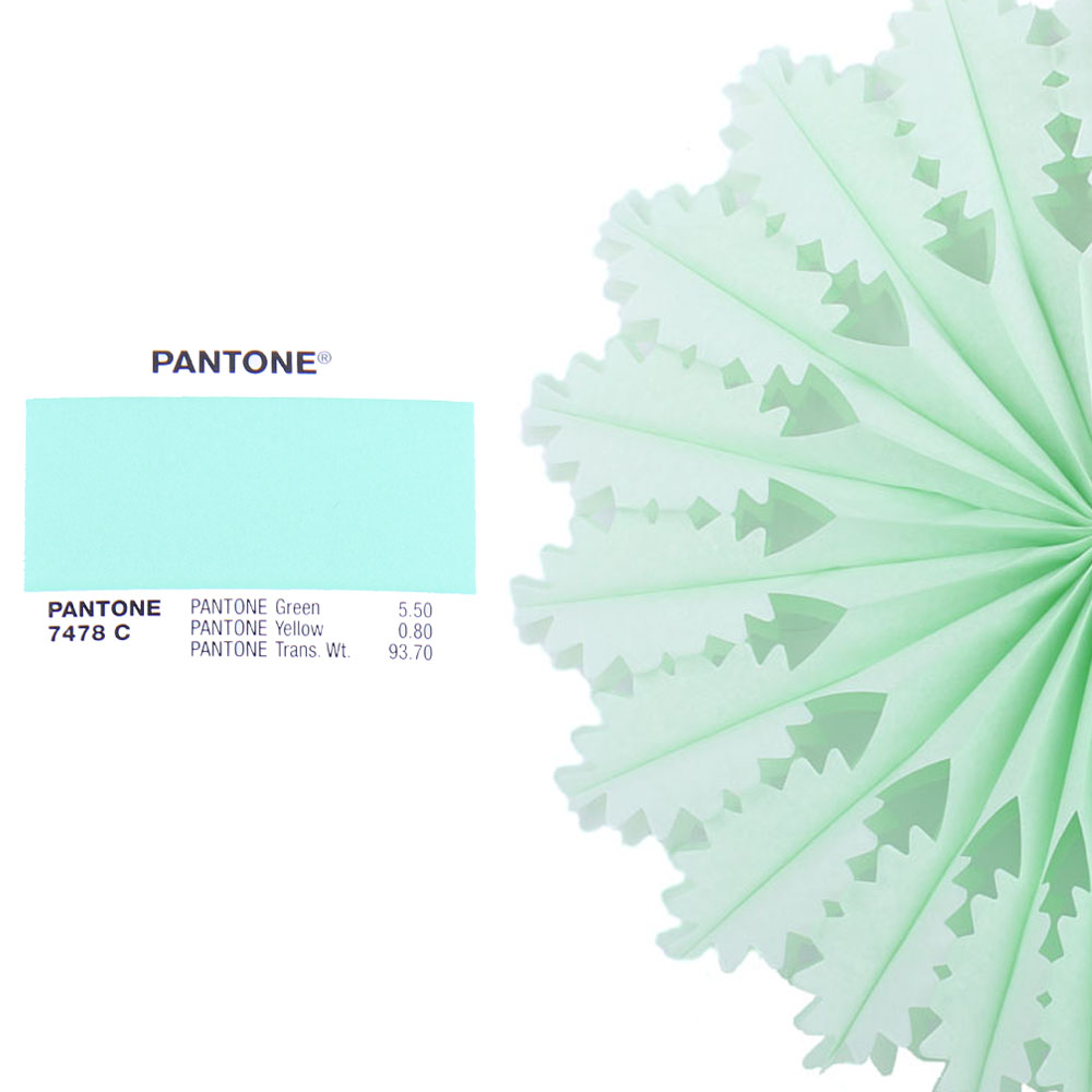 Снежинка ажурная 40 см салатовый Снежинка ажурная 40 см салатовый
