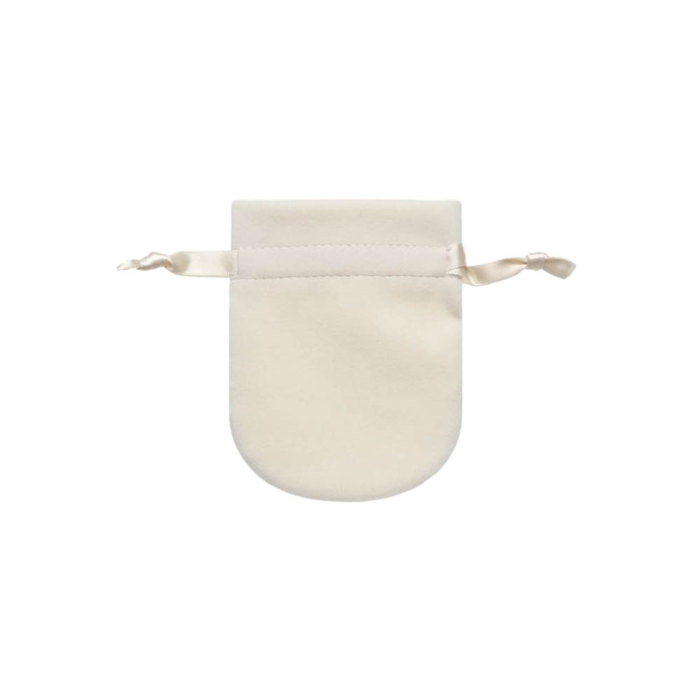 Мешочек велюровый 7,5х9 см, айвори Мешочек велюровый 7,5х9 см, айвори