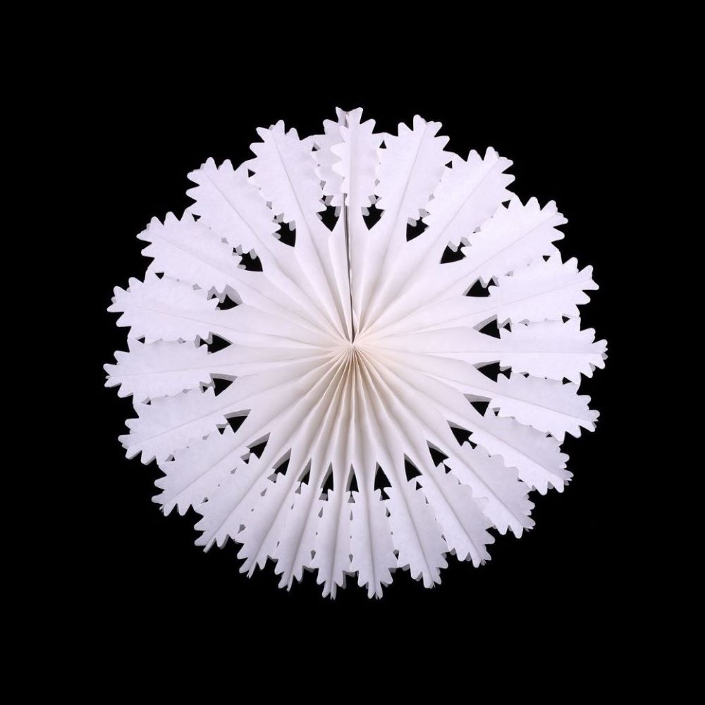 Снежинка ажурная 20 см белый Снежинка ажурная 20 см белый