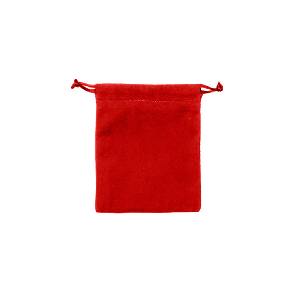 Мешочек велюровый 8х10 см, красный Мешочек велюровый 8х10 см, красный