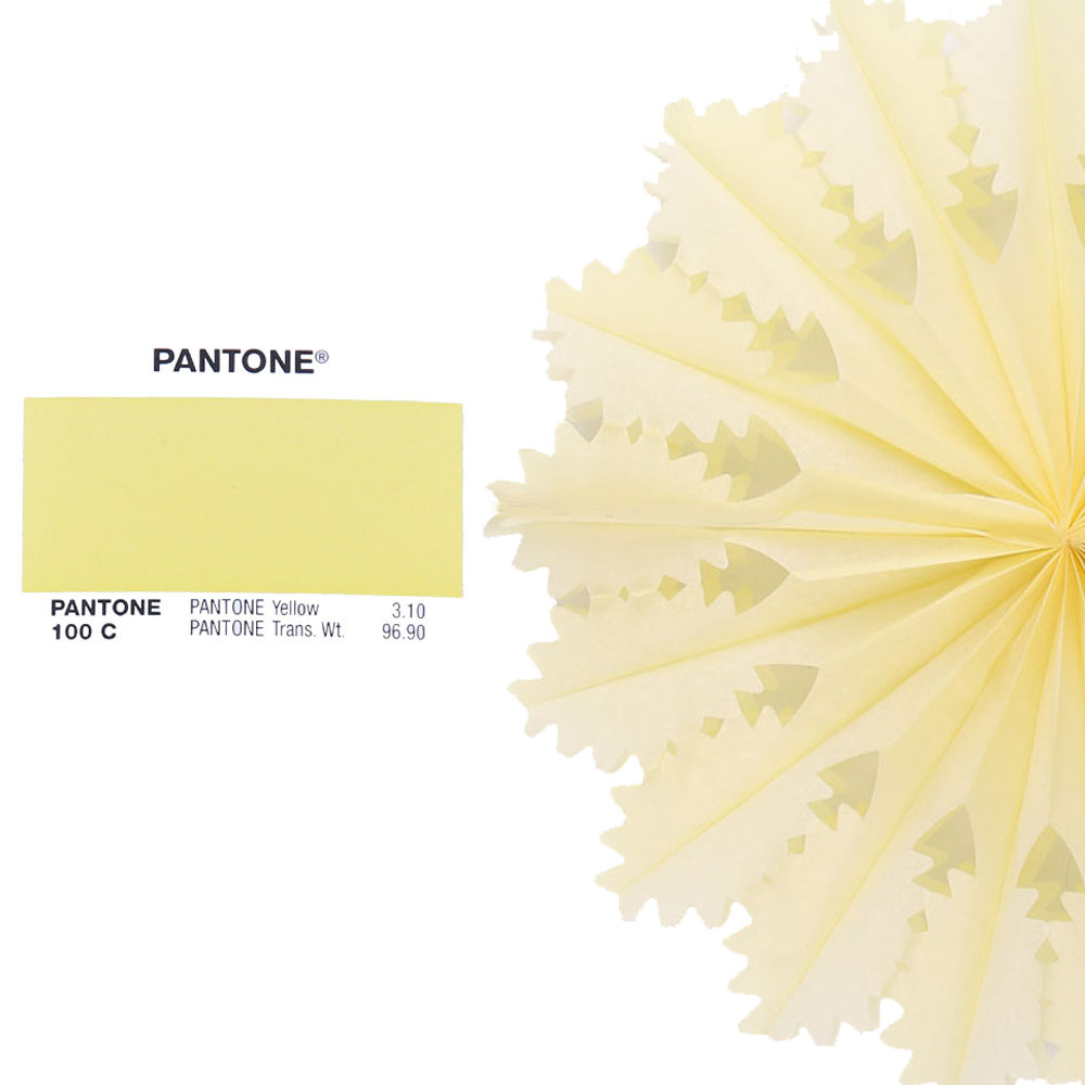 Снежинка ажурная 50 см лимонный Снежинка ажурная 50 см лимонный