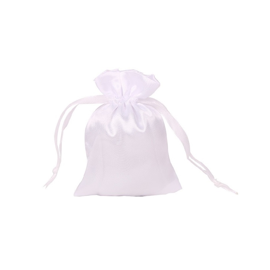 Мешочек атласный 10х15см, белый Мешочек атласный 10х15см, белый
