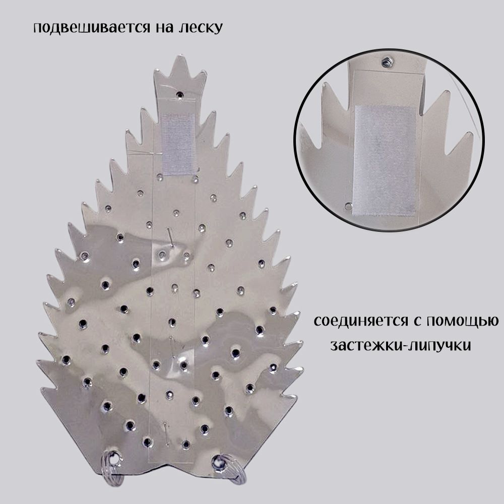 Звезда фольгированная с перфорацией 40 см пятиконечная, серебро Звезда фольгированная с перфорацией 40 см пятиконечная, серебро