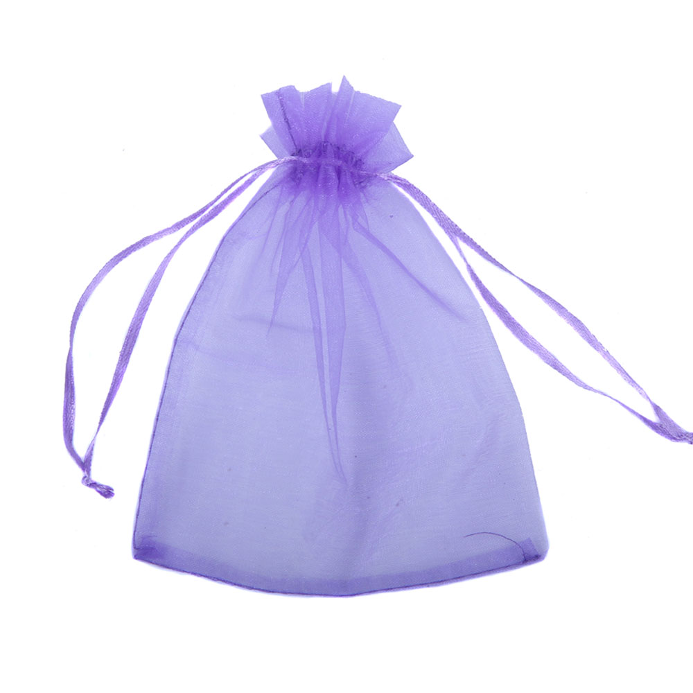 Мешочек из органзы 13 х 16 см сиреневый  Мешочек из органзы 13 х 16 см сиреневый