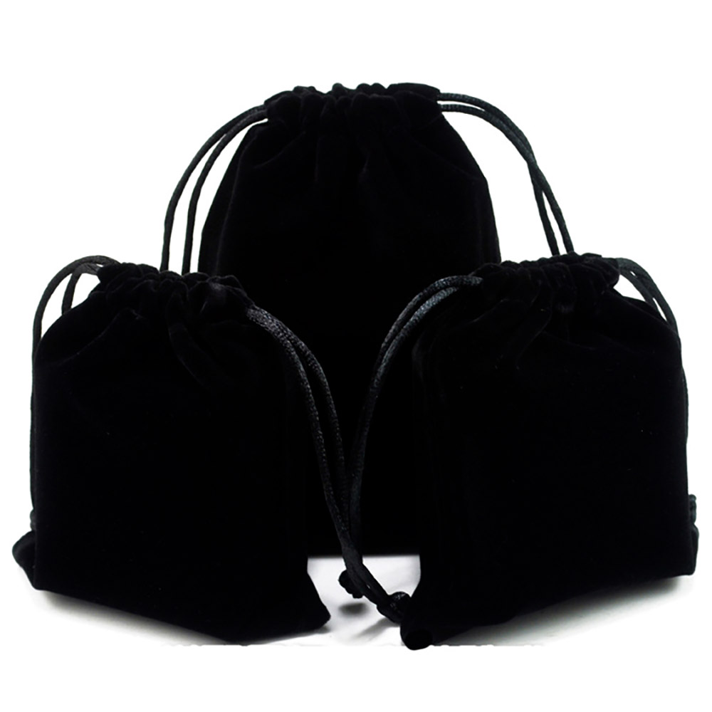 Мешочек велюровый 12х16 см, черный Мешочек велюровый 12х16 см, черный