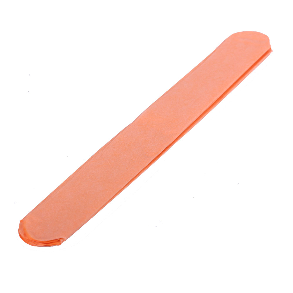 Помпон из бумаги 25 см светло-оранжевый