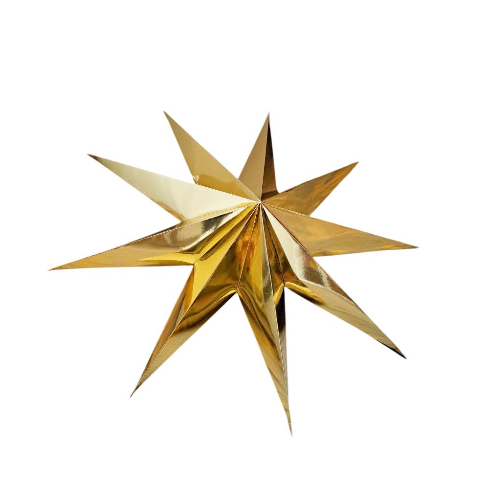 Звезда девятиконечная 60 см, золото Звезда девятиконечная 60 см, золото