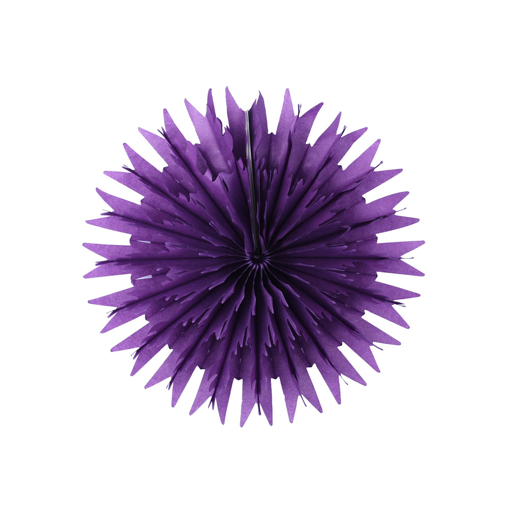 Снежинка обьемная 20 см фиолетовый Снежинка обьемная 20 см фиолетовый