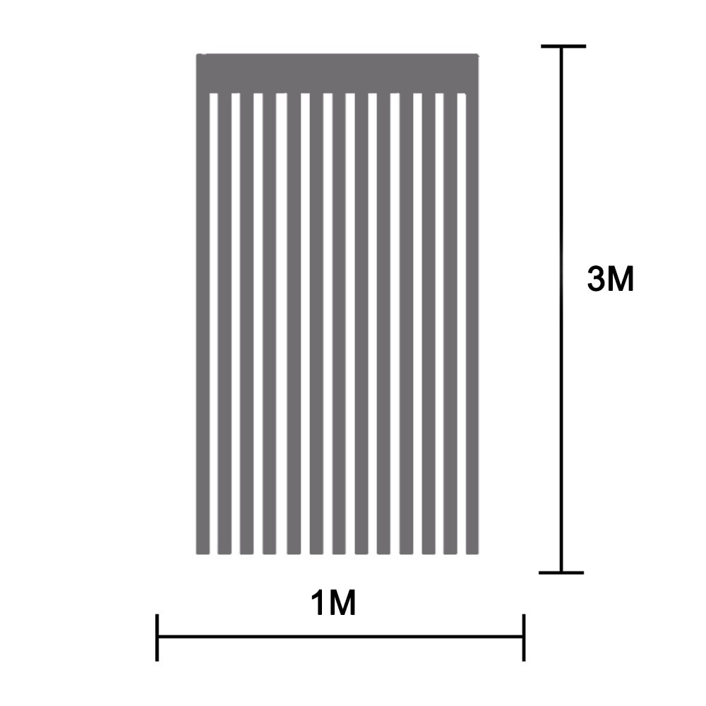 Занавес дождик 1 х 3 м, металлик матовый, Красный Занавес дождик 1 х 3 м, металлик матовый, Красный