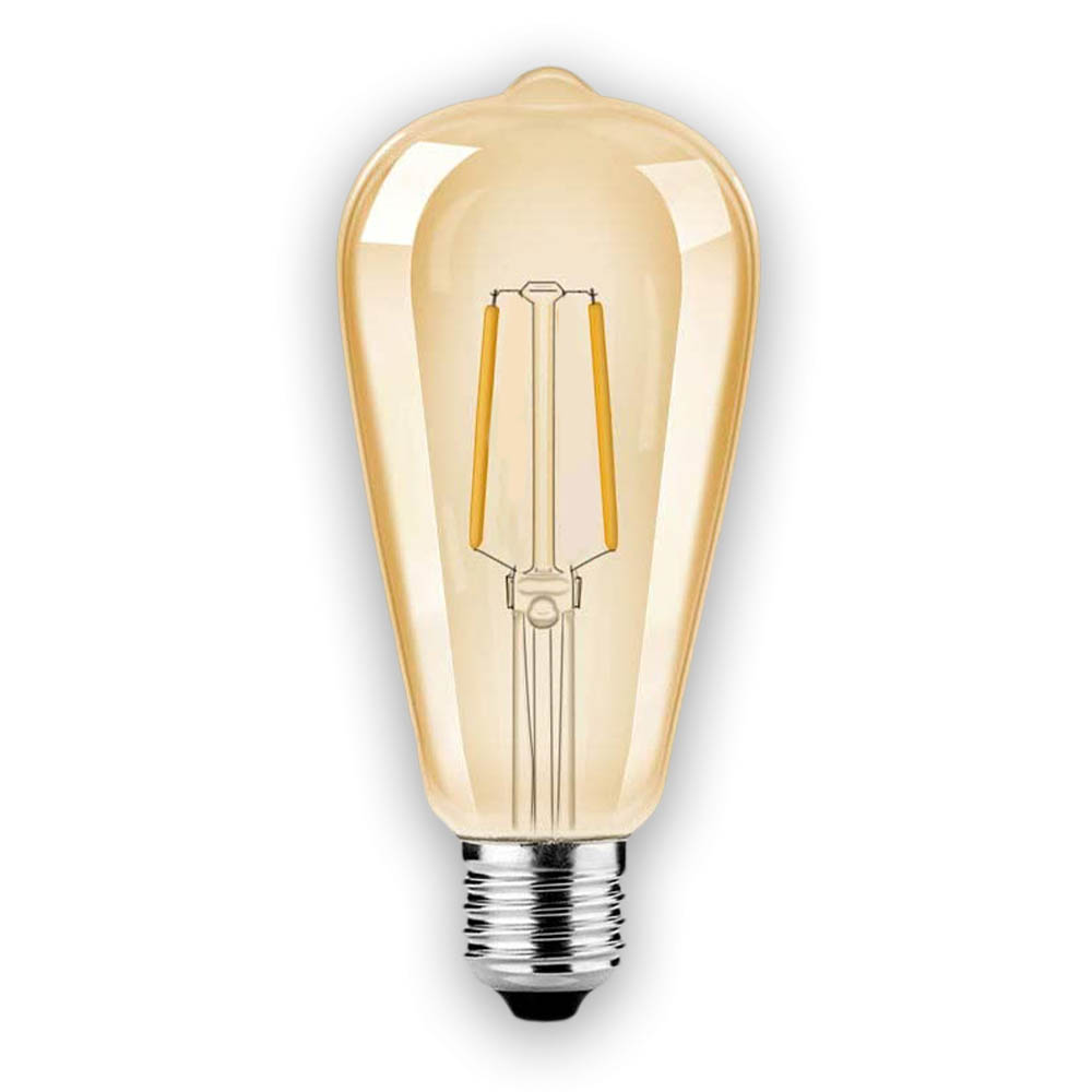 Лампа филаментная ST64 темная E27 W2 K2700 Лампа филаментная ST64 темная E27 W2 K2700