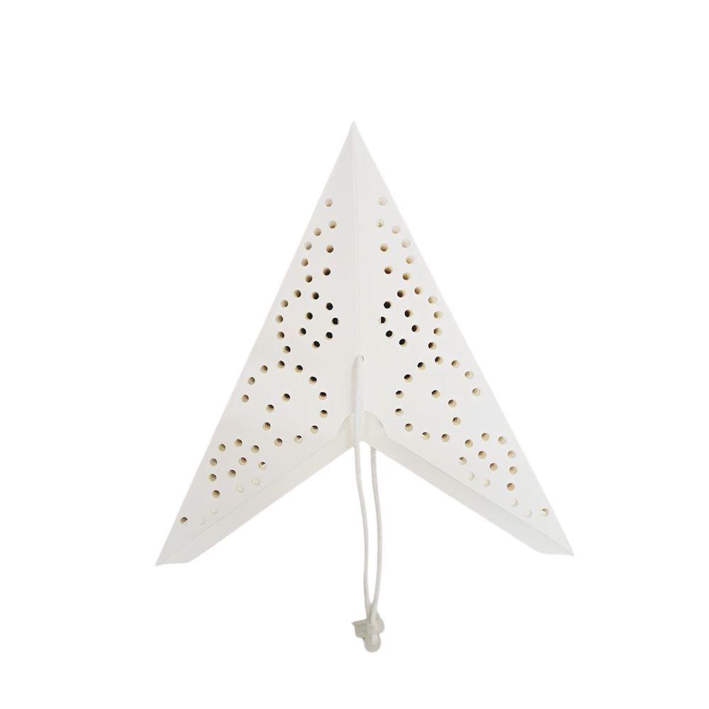 Звезда девятиконечная 45 см, Точки, белый Звезда девятиконечная 45 см, Точки, белый