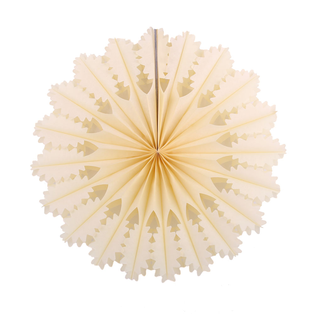 Снежинка ажурная 40 см айвори Снежинка ажурная 40 см айвори