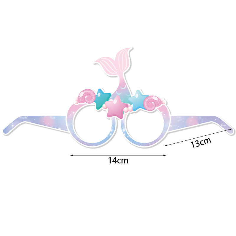 Очки бумажные Подводный мир 6 шт