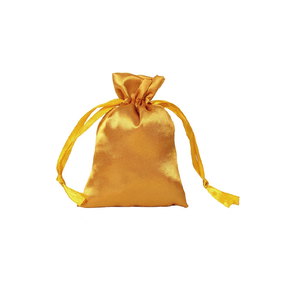 Мешочек атласный 8х11см, золотой Мешочек атласный 8х11см, золотой