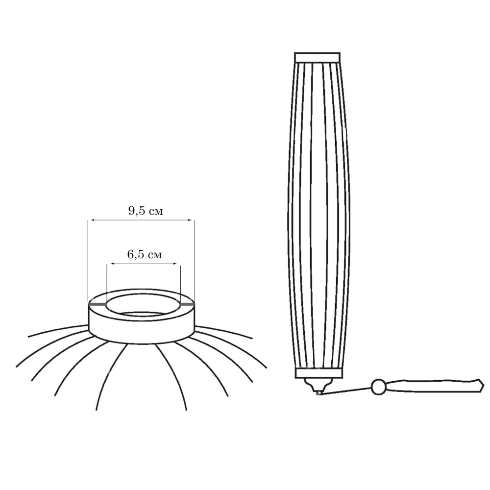 Вьетнамский фонарик 12" Лук желтый 802 Вьетнамский фонарик 12" Лук желтый 802