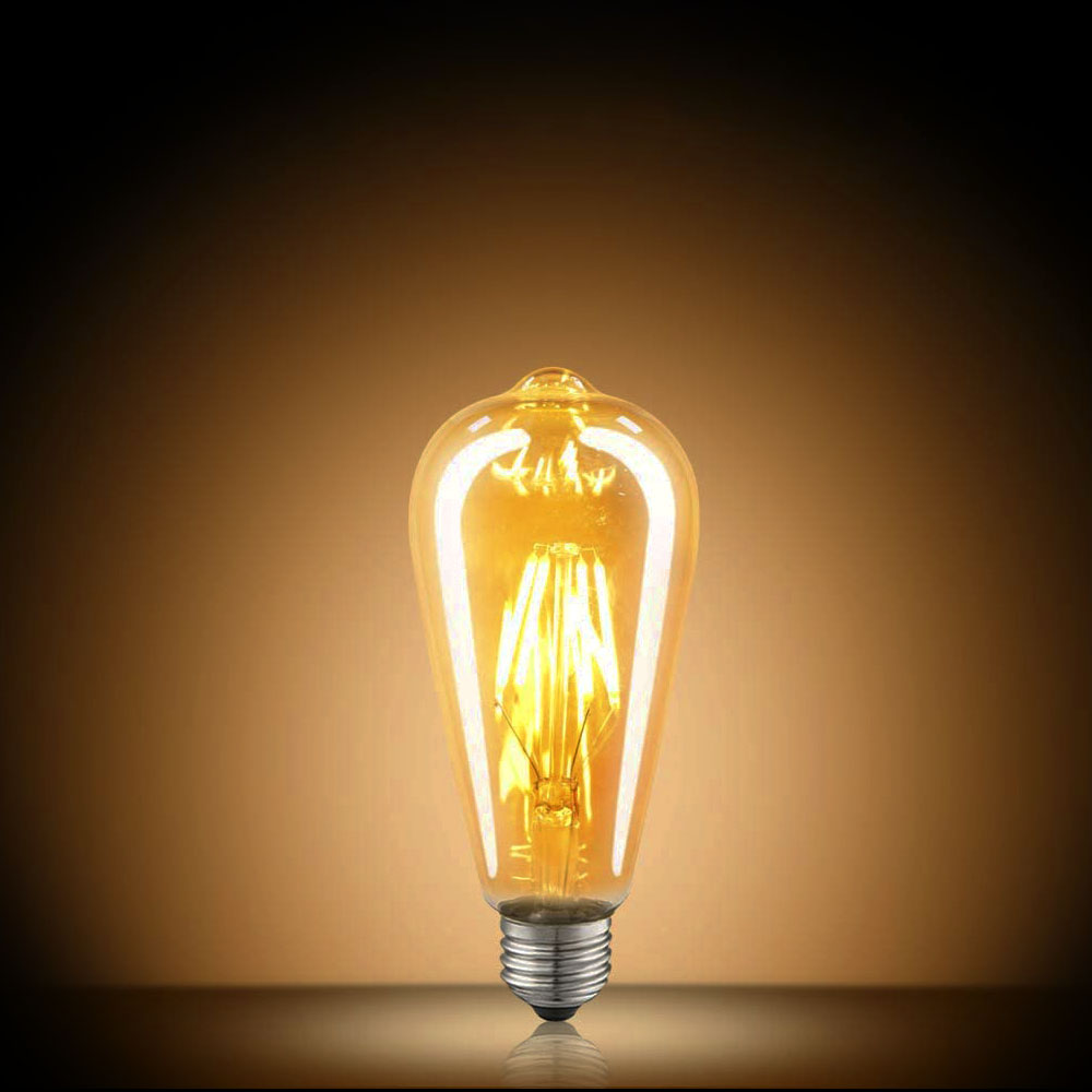 Лампа филаментная ST64 темная E27 W4 K2200 Лампа филаментная ST64 темная E27 W4 K2200