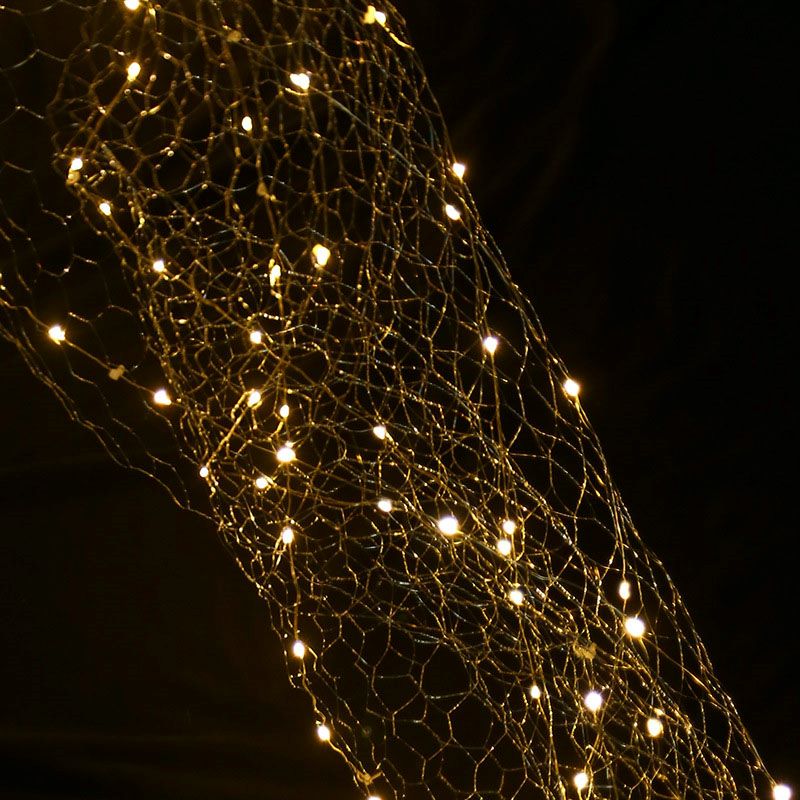 Сетка "Звёздное небо" 1 м х 5 м, теплый-белый Сетка "Звёздное небо" 1 м х 5 м, теплый-белый