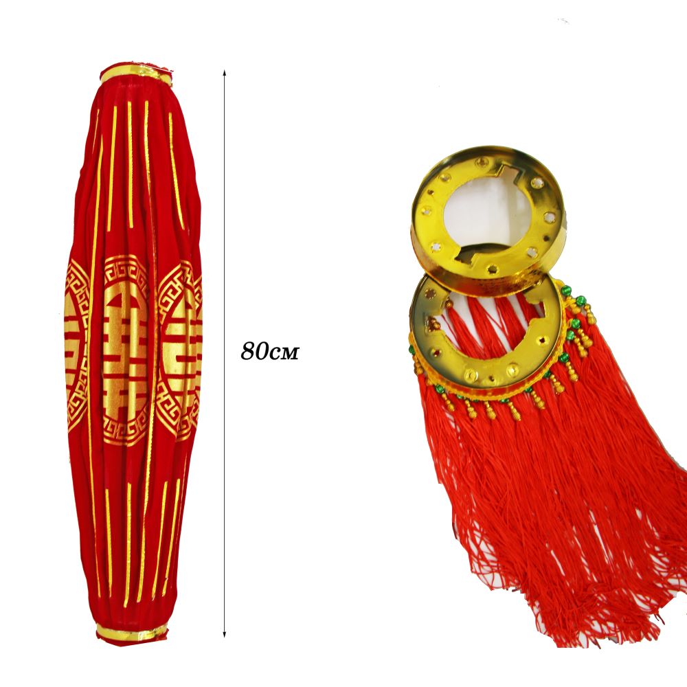 Китайский фонарь с кисточками Pro d-64 см, Идиллия Китайский фонарь с кисточками Pro d-64 см, Идиллия