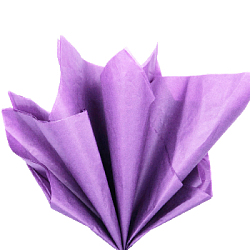 Бумага тишью односторонняя св.фиолетовая 76 х 50 см, 500 листов 14 г/м