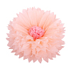Бумажный цветок 40 см персиковый+светло-розовый