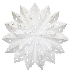 Снежинка 60 см №5, белый