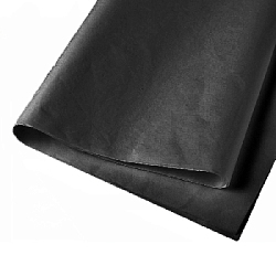 Бумага тишью вощеная черная 21г/м, 75х50 см, 500 листов