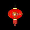Китайский фонарь d-54 см, Удача