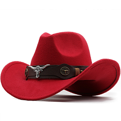 Шляпа ковбойская Коррида из фетра, красный
