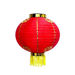 Китайский фонарь Круглый с рисунком, 40см