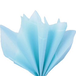 Бумага тишью голубая 76 х 50 см, 100 листов 17-19 г/м