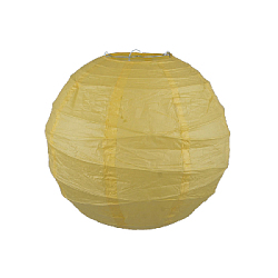 Подвесной фонарик Спираль 25 см ярко-желтый