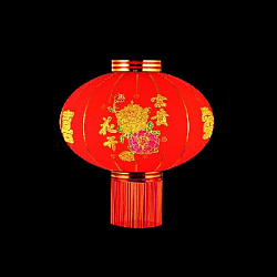 Китайский фонарь эконом d-36 см, Изобилие
