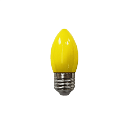 Лампа светодиодная Свеча d-35 E27 W3, желтый