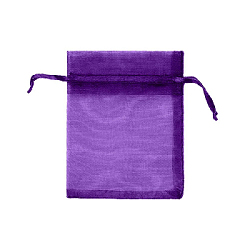 Мешочек из органзы 13 х 18 см фиолетовый