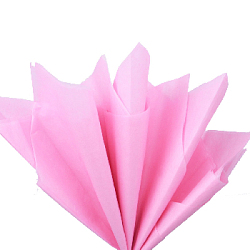 Бумага тишью односторонняя розовая 76 х 50 см, 500 листов 14 г/м