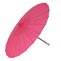 Китайские бумажные зонтики 40 х 30 см амарантовый