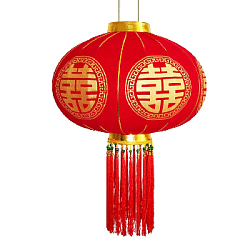 Китайский фонарь с кисточками Pro d-54 см, Благодать