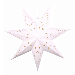 Звезда-светильник 75 см семиконечная, Звезды и точки, белый