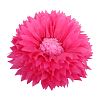 Бумажный цветок 40 см амарантовый+розовый