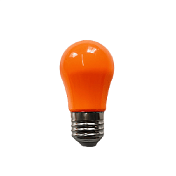 Лампа светодиодная Груша d-45 E27 W3, оранжевый