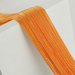 Нитяные шторы-лапша 1х3м, оранжевый