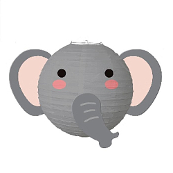 Подвесной фонарик "Слоненок" 25 см