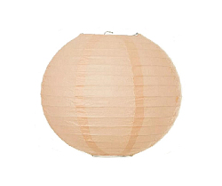 Подвесной фонарик стандарт 20 см персиковый