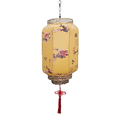 Китайский подвесной фонарь с цоколем 50х30 см, №2