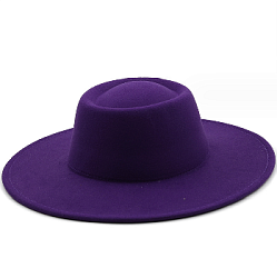 Шляпа Гаучо фетровая, фиолетовый