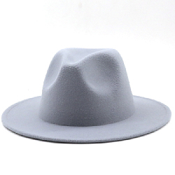 Шляпа Федора фетровая, светло-серый